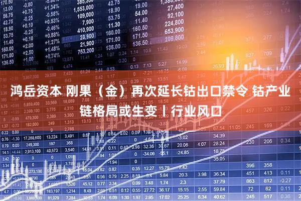 鸿岳资本 刚果（金）再次延长钴出口禁令 钴产业链格局或生变丨行业风口